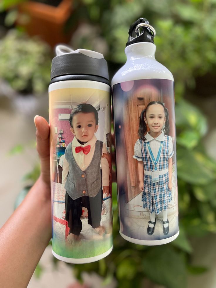 Personalized Kids Photo Printed Water Bottle – Custom Gift for Children & School Use